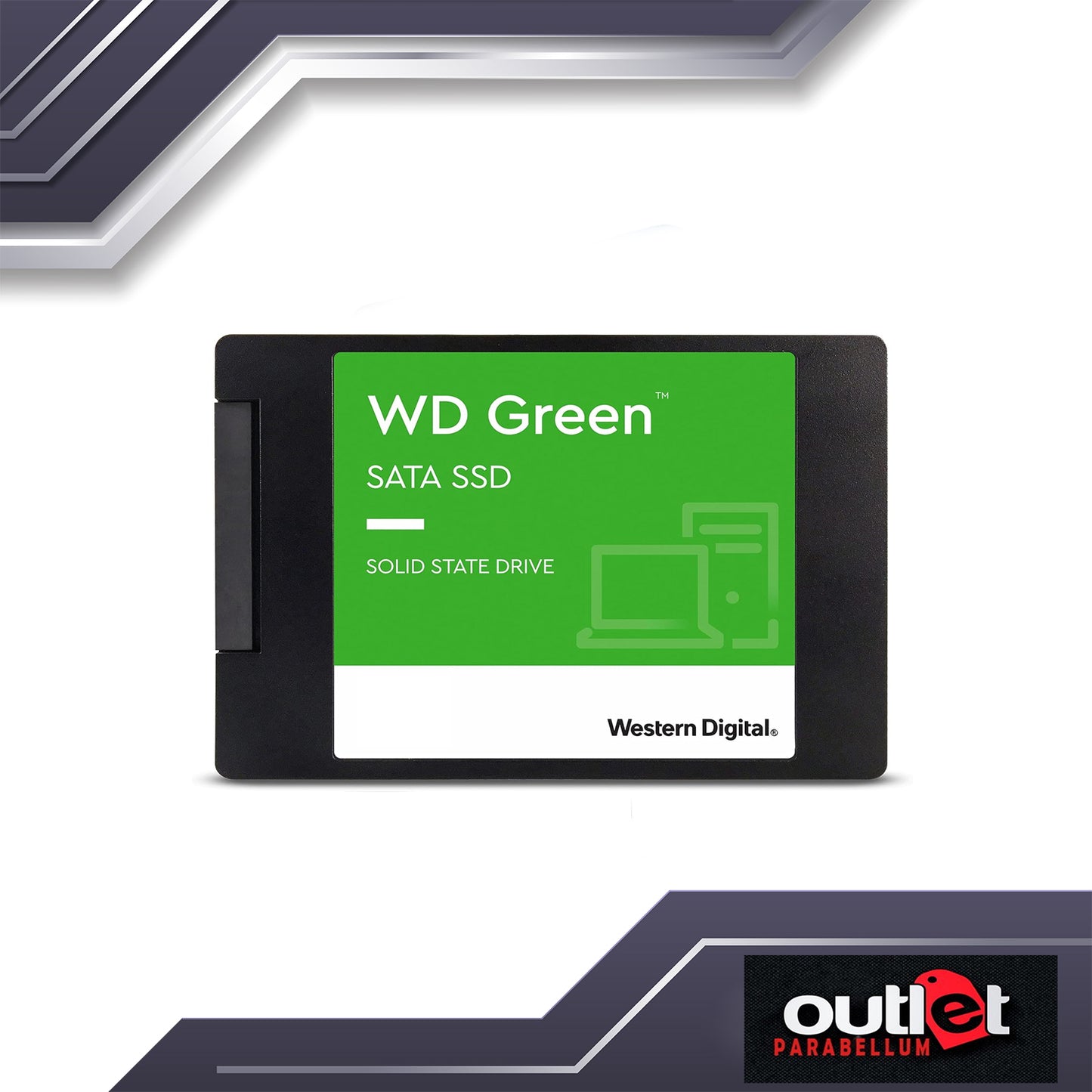 REFURBISHED Western Digital WDS100T3G0A GREEN 1TB 3D NAND 2.5" 7mm SATAIII SSD